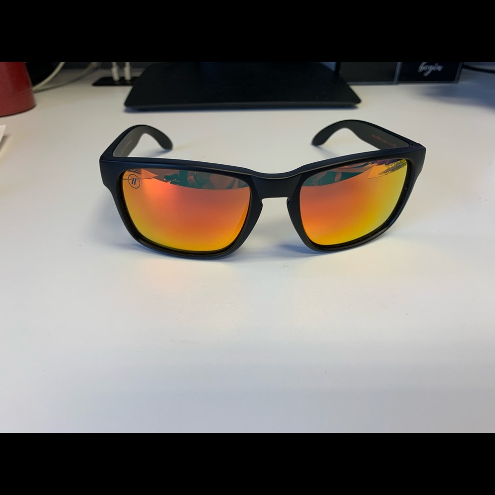 Red strike sunglasses from blenders